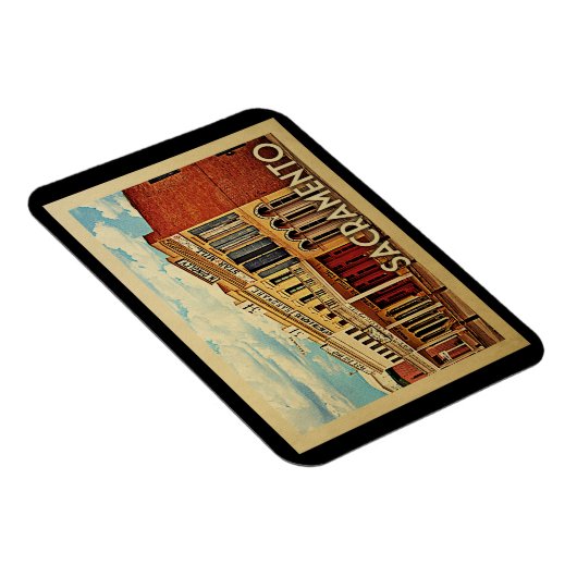 Sacramento California Magnet (Rechte Seite)