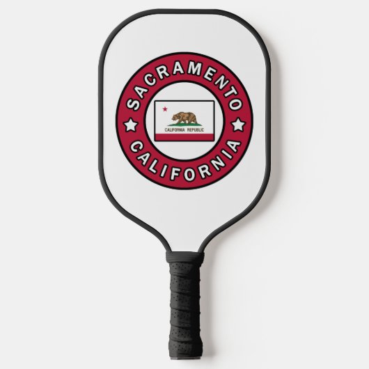 Sacramento California Pickleball Schläger (Vorderseite)