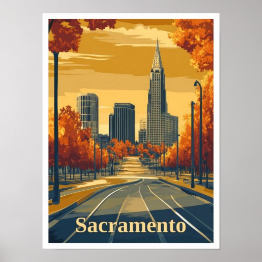 Sacramento California Poster (Vorne)