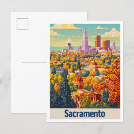 Sacramento California Postkarte