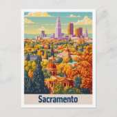 Sacramento California Postkarte (Vorderseite)