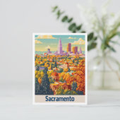 Sacramento California Postkarte (Stehend Vorderseite)