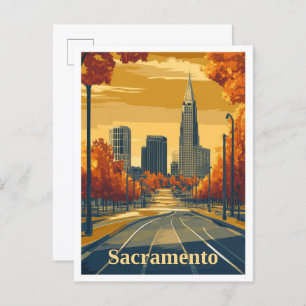 Sacramento California Postkarte