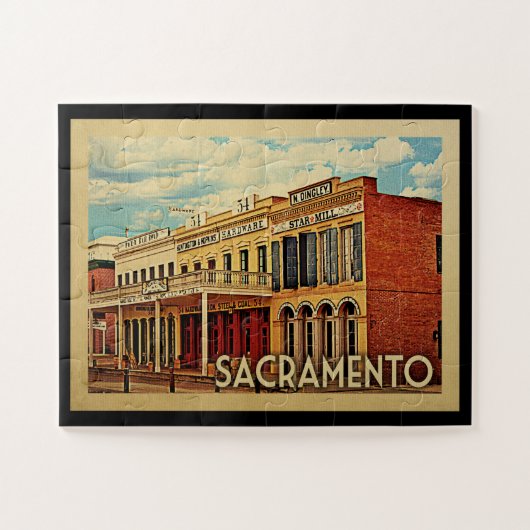 Sacramento California Puzzle (Horizontal)