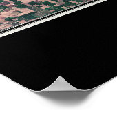 Sacramento California Satellite Poster Map (Ecke)