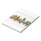 Sacramento California Skyline Notizblock (Rotiert)