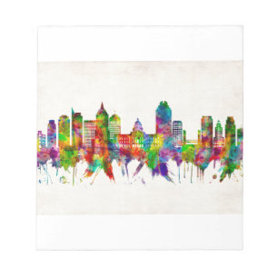 Sacramento California Skyline Notizblock