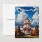Sacramento California Staat Hauptstadt Postkarte (Vorne/Hinten)