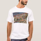 Sacramento, CaliforniaLarge Buchstabe-Szenen T-Shirt (Vorderseite)
