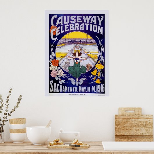 Sacramento Causeway Celebration Poster (Küche)