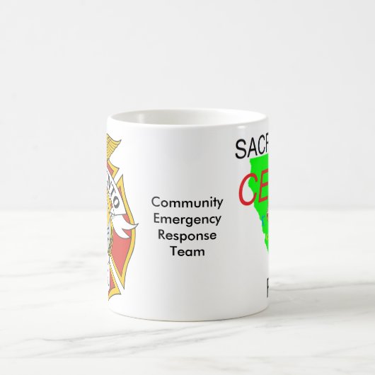 Sacramento CERT-Tasse Kaffeetasse (Mittel)