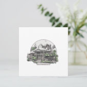 Sacramento City California USA Einladung (Stehend Vorderseite)