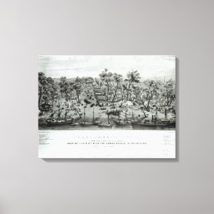 Sacramento City, Kalifornien Leinwanddruck