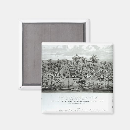 Sacramento City, Kalifornien Magnet (Vorderseite/Rückseite)