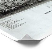 Sacramento City, Kalifornien Poster (Ecke)