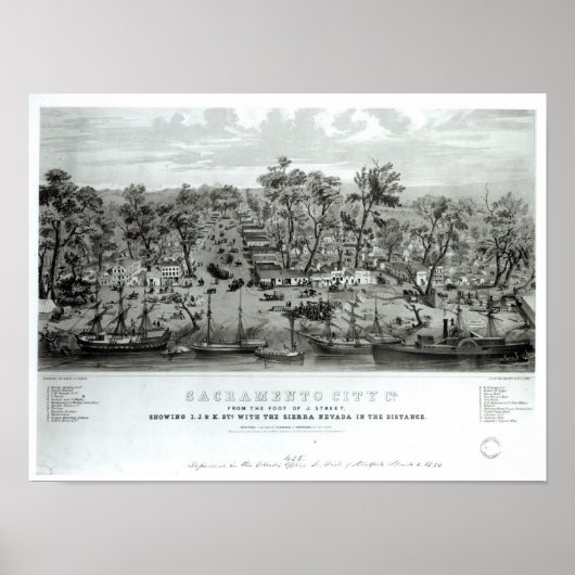 Sacramento City, Kalifornien Poster (Vorne)