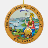 Sacramento City Siegel Keramikornament (Hinten)