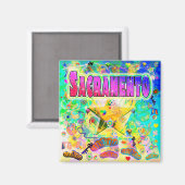 Sacramento Epoch Hour Magnet (Vorderseite/Rückseite)