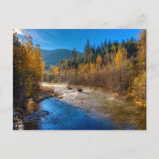 SACRAMENTO FLUSS SUNRISE POSTKARTE (Vorderseite)