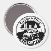 Sacramento Honda Element Gemeinschaft Magnet (Vorderseite/Rückseite)