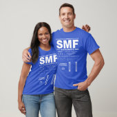 Sacramento International Airport SMF T - Shirt (Unisex)
