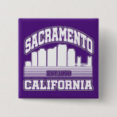 Sacramento, Kalifornien Button (Vorderseite)