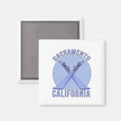 Sacramento, Kalifornien Magnet (Vorderseite/Rückseite)
