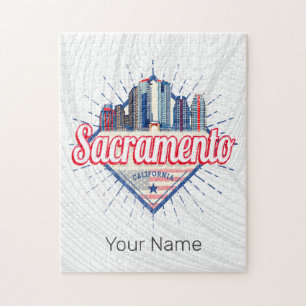 Sacramento Kalifornien Vereinigte Staaten Skyline Puzzle