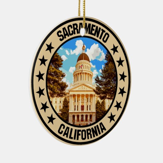 Sacramento Keramik Ornament (Rechts)