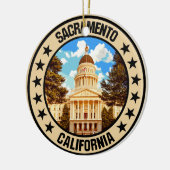 Sacramento Keramik Ornament (Links)
