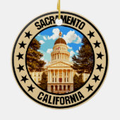 Sacramento Keramik Ornament (Hinten)