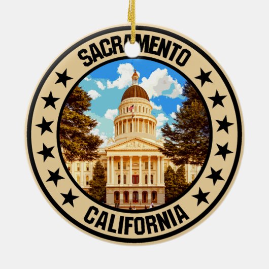 Sacramento Keramik Ornament (Hinten)