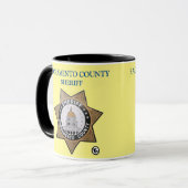 Sacramento Landkreis Sheriff Tasse (Vorderseite Links)