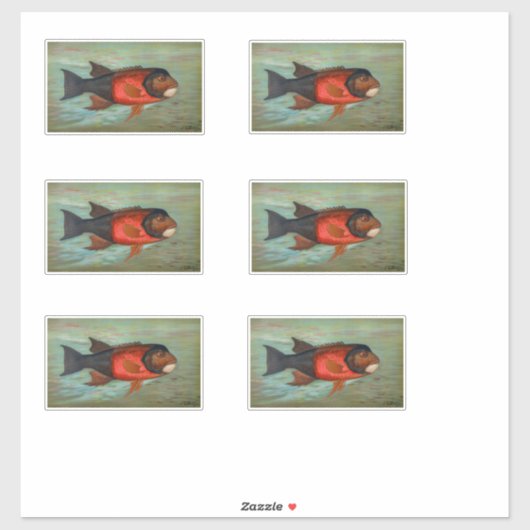 Sacramento Pike von John L Petrie Aufkleber (Blatt)