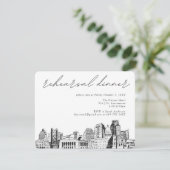 Sacramento Probe Dinner Einladung Eintrittskarte (Stehend Vorderseite)