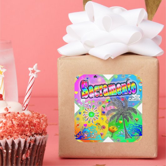 Sacramento Quadro Seasons Sticker (Party)