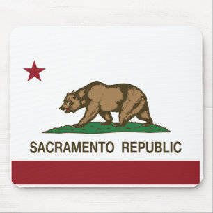 Sacramento-Republik-Flagge Mousepad