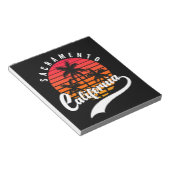 Sacramento Retro Sunset Editor Notizblock (angewinkelt)