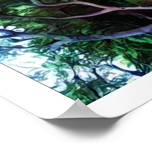 Sacramento River Forest Poster (Ecke)