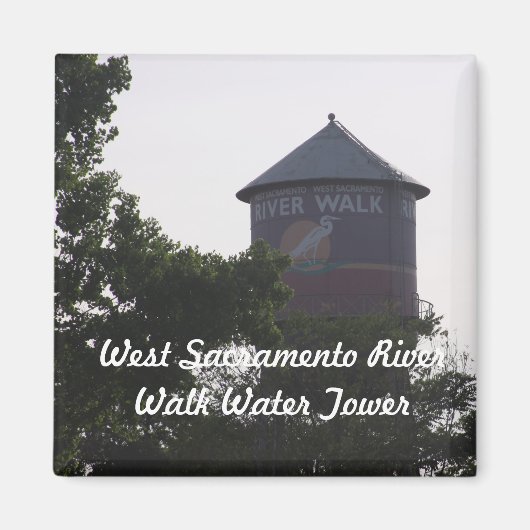 Sacramento River Walk Water Tower Magnet (Vorne)