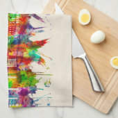 Sacramento Skyline Geschirrtuch (Viertel Falte)