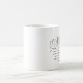 Sacramento Stylized Skyline | Benutzerdefinierter  Kaffeetasse (Mittel)
