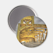 Sacramento Tower Bridge Magnet (Vorderseite/Rückseite)