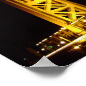 Sacramento Tower Bridge Poster (Ecke)