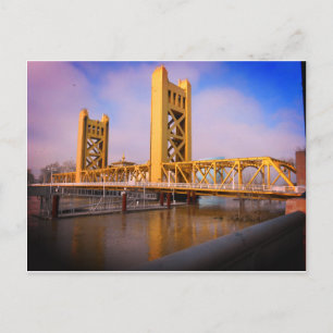Sacramento Tower Bridge Postkarte