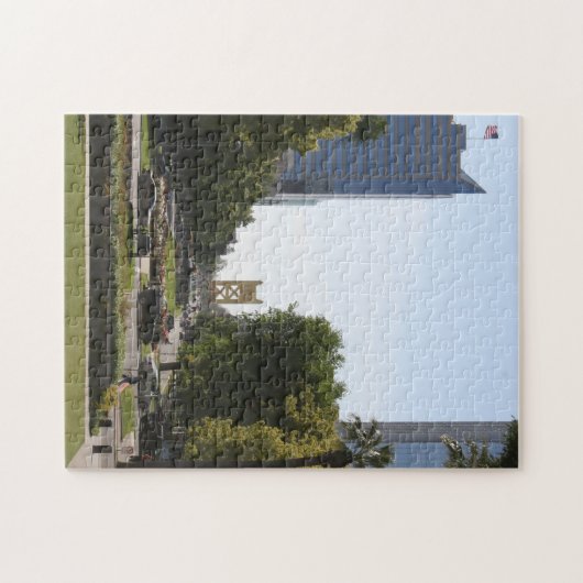 Sacramento: Tower Bridge von der Hauptstadt Mall Puzzle (Horizontal)
