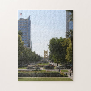 Sacramento: Tower Bridge von der Hauptstadt Mall Puzzle