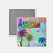 Sacramento Vivid Romance Magnet (Vorderseite/Rückseite)