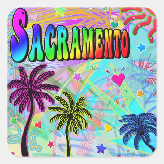 Sacramento Vivid Romance Sticker (Vorderseite)