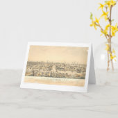 Sacramento während der Flut von 1850 (1586A) Karte (Gelbe Blume)